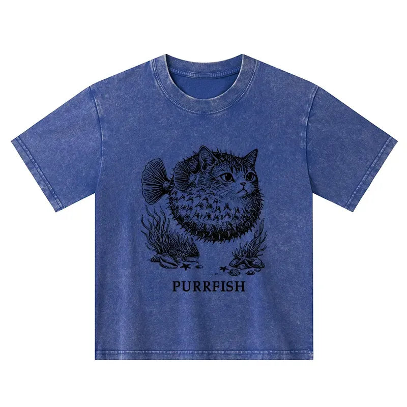 washed cotton t-shirt for vacation