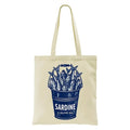 Kyoto-Lion Vintage Bucket Full Of Fresh Sardines Tote Bag