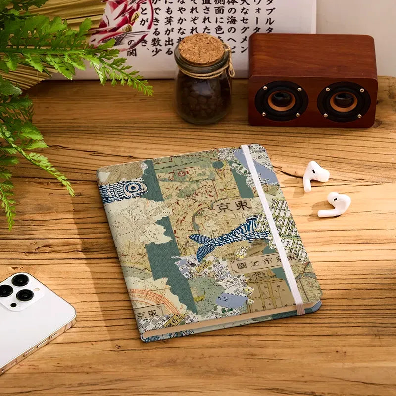 Kyoto-Lion Old Tokyo Maps Notebook