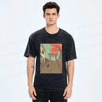 Japanese Lion Torii Gate T-Shirt