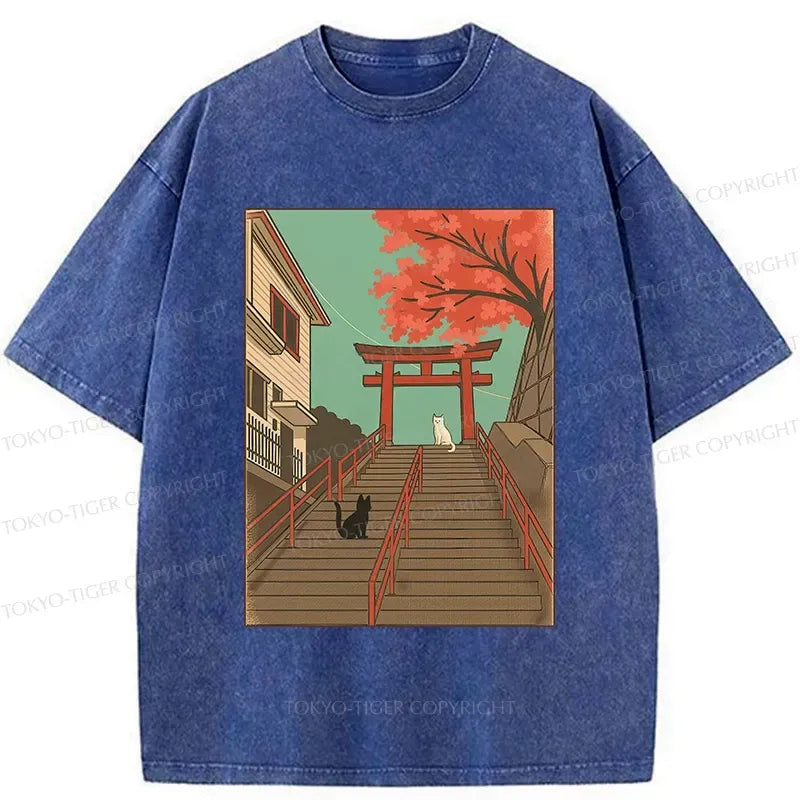 Japanese Lion Torii Gate T-Shirt