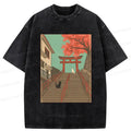 Japanese Lion Torii Gate T-Shirt