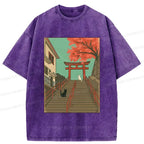 Japanese Lion Torii Gate T-Shirt