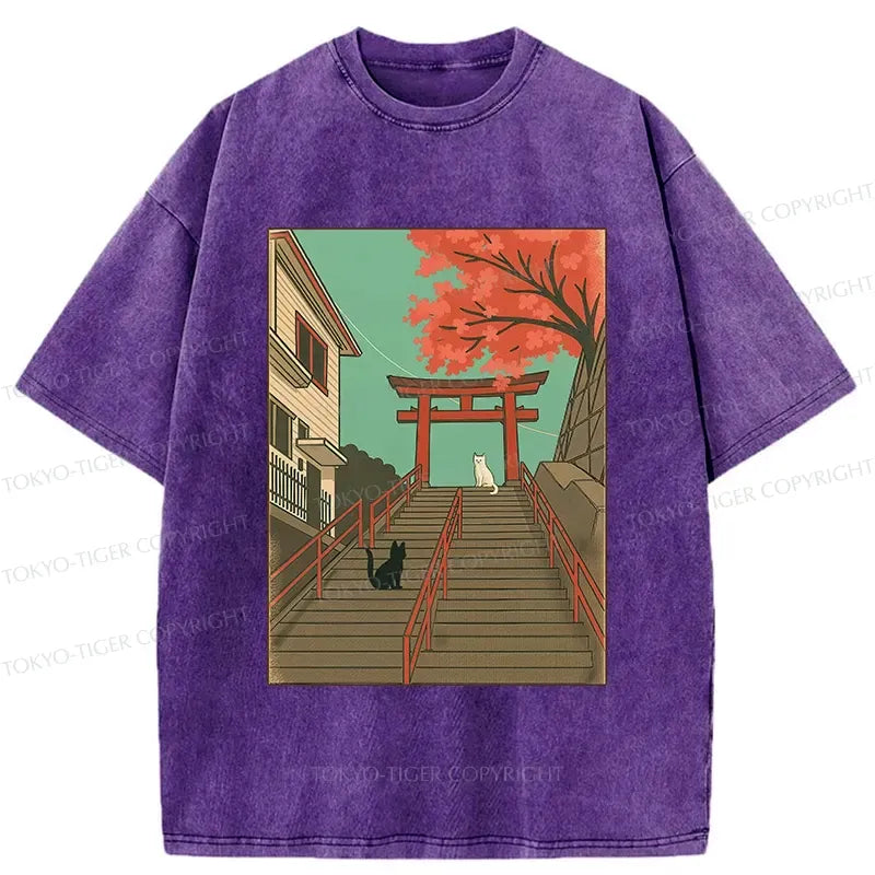 Japanese Lion Torii Gate T-Shirt