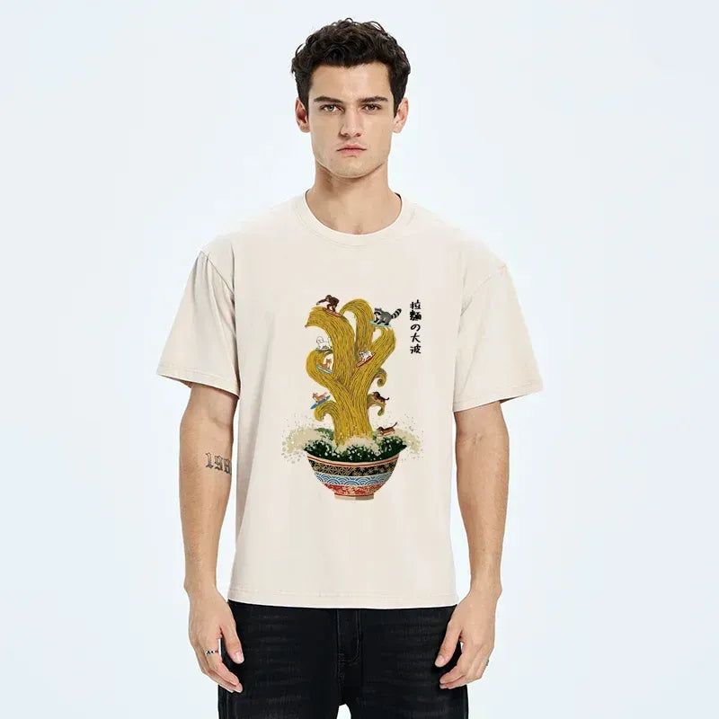 Unisex Ramen Surfing T-Shirt Best Seller