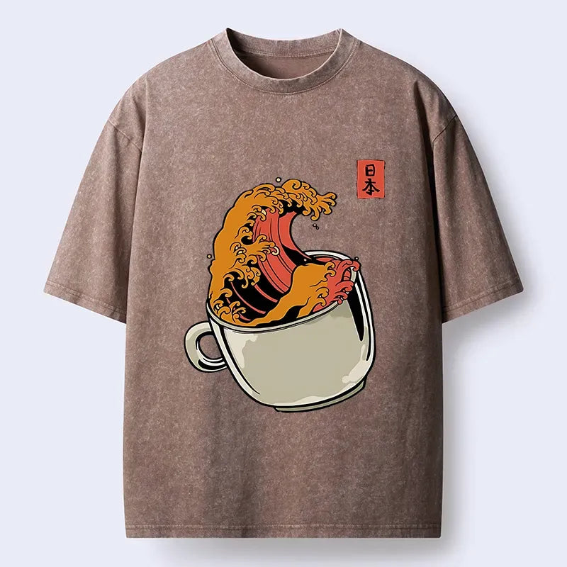 Kyoto Lion Ukiyoe Shirt Free Shipping