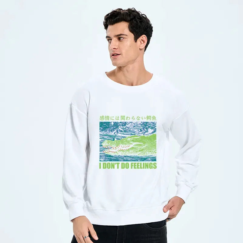 emotionless crocodile unisex sweatshirt limited edition