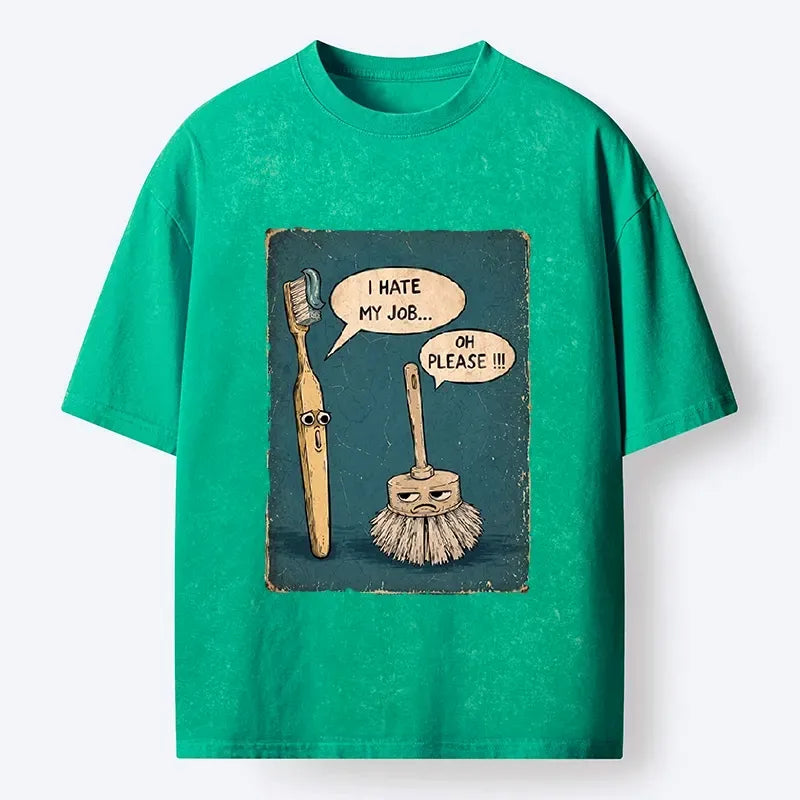 Japanese brush print t-shirt free shipping