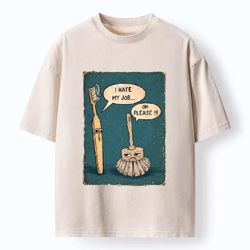 relatable work stress t-shirt for everyday wear