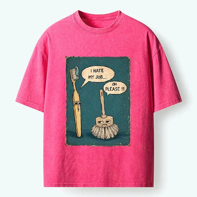 Kyoto-Lion brush print washed t-shirt on sale