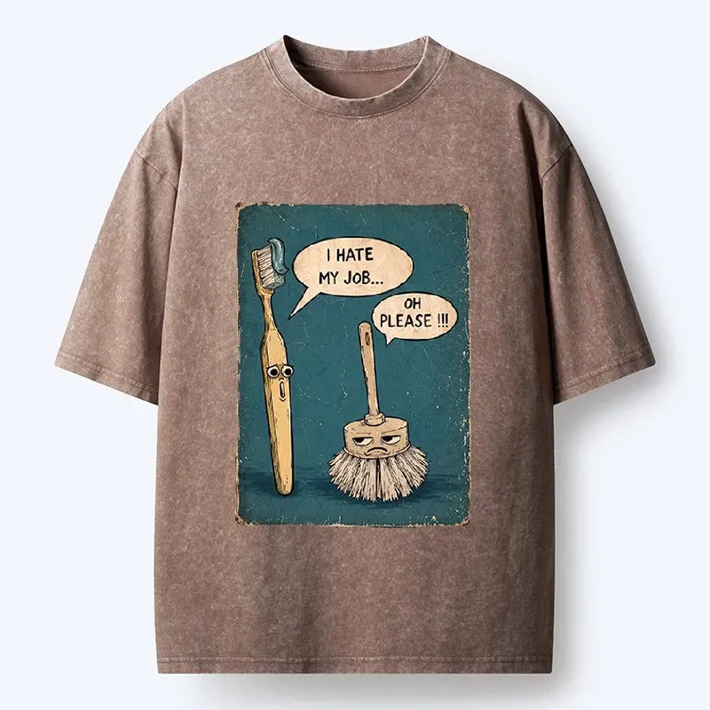 Kyoto-Lion brush print washed t-shirt on sale
