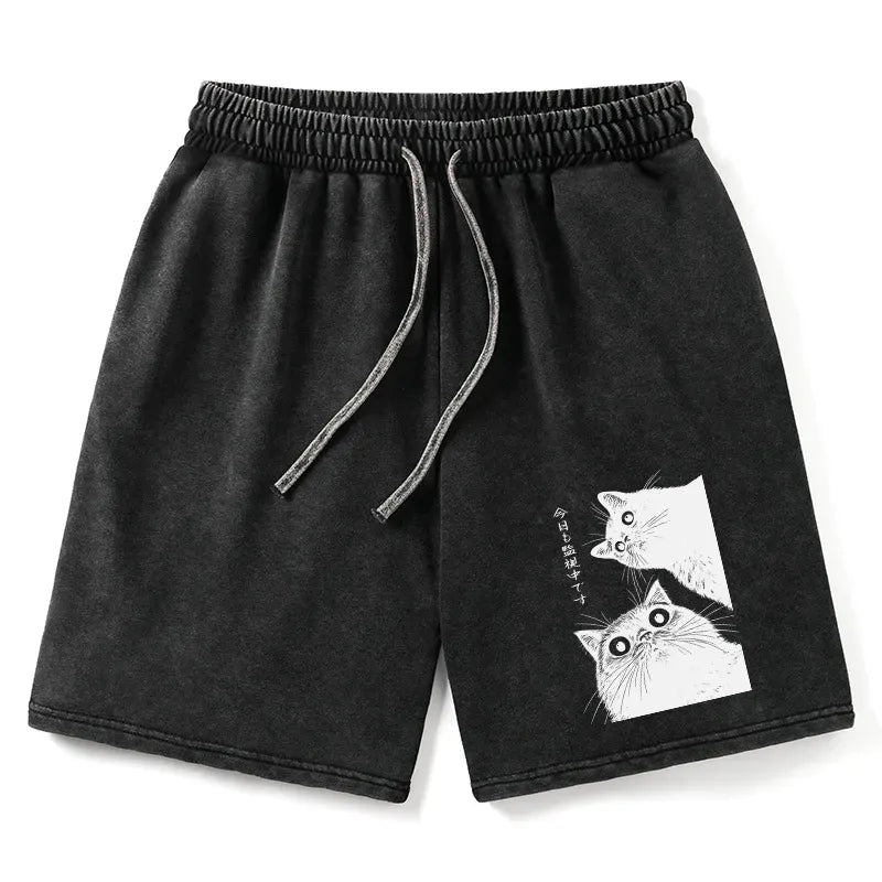 Kyoto Cat Shorts for Daily Wear