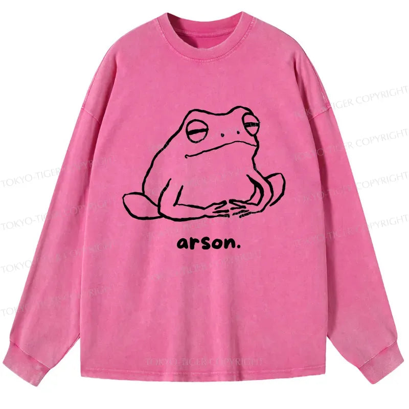 Japanese Arsonist Frog Long Sleeve
