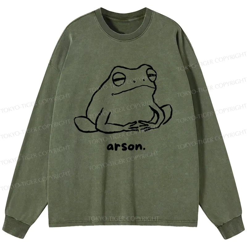 Japanese Arsonist Frog Long Sleeve