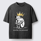 Japanese retro meme t-shirt for daily wear