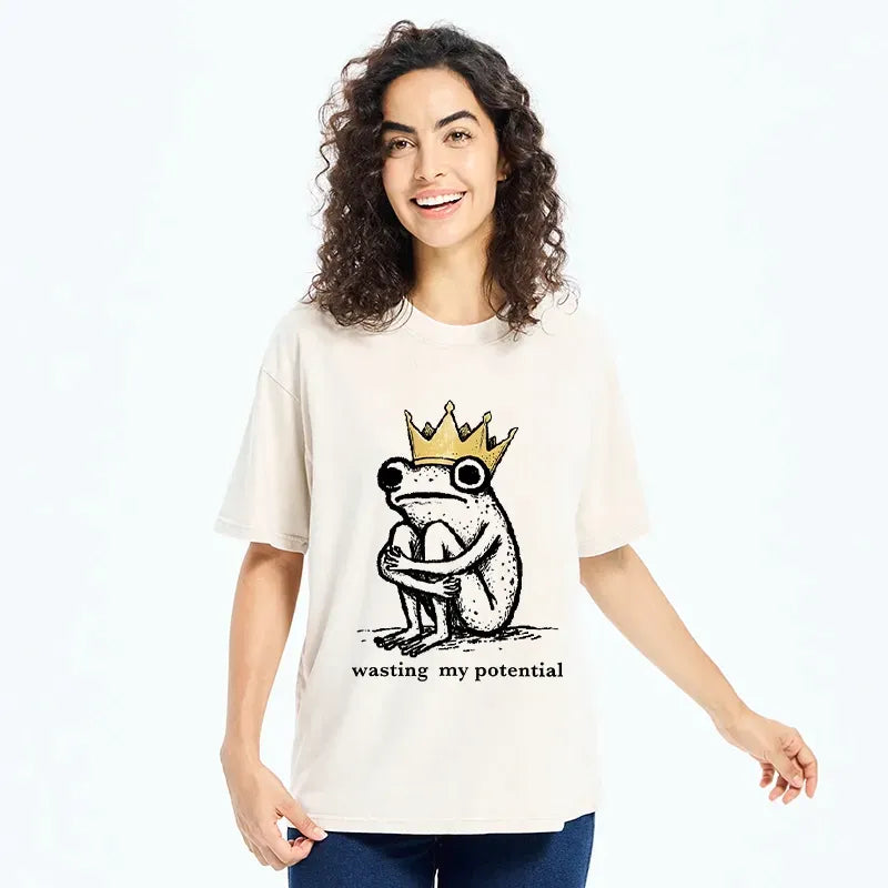 Japanese retro meme t-shirt for daily wear
