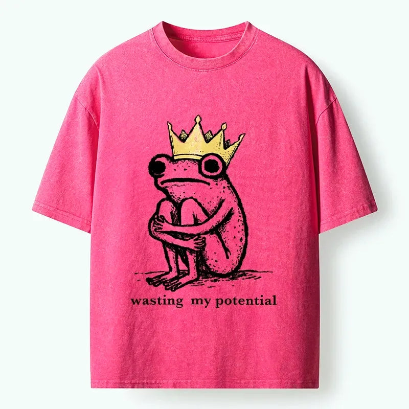 Japanese retro meme t-shirt for daily wear