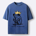 Japanese retro meme t-shirt for daily wear