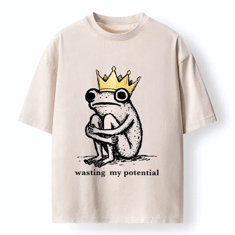 Japanese retro meme t-shirt for daily wear