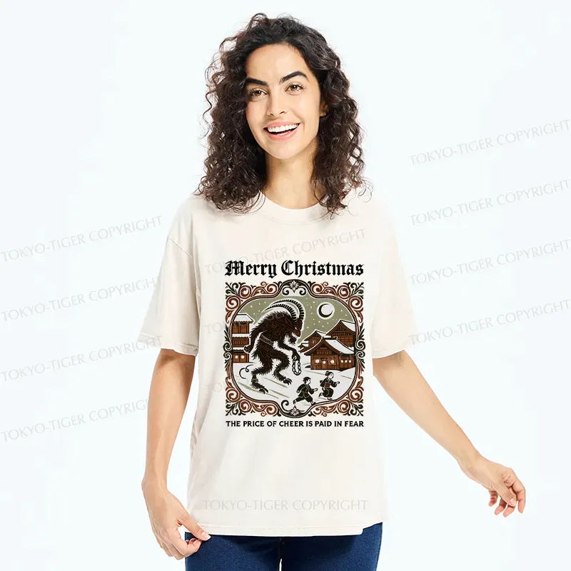 Kyoto-Lion The Price of Cheer is Paid in Fear Washed T-Shirt