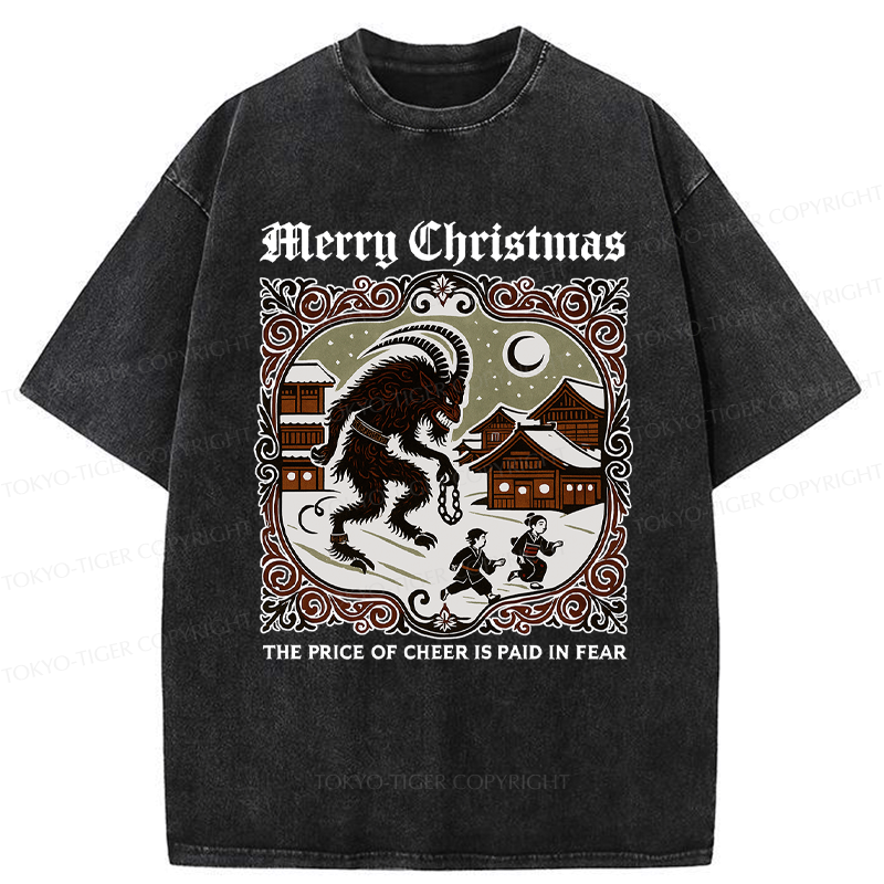 Kyoto-Lion The Price of Cheer is Paid in Fear Washed T-Shirt