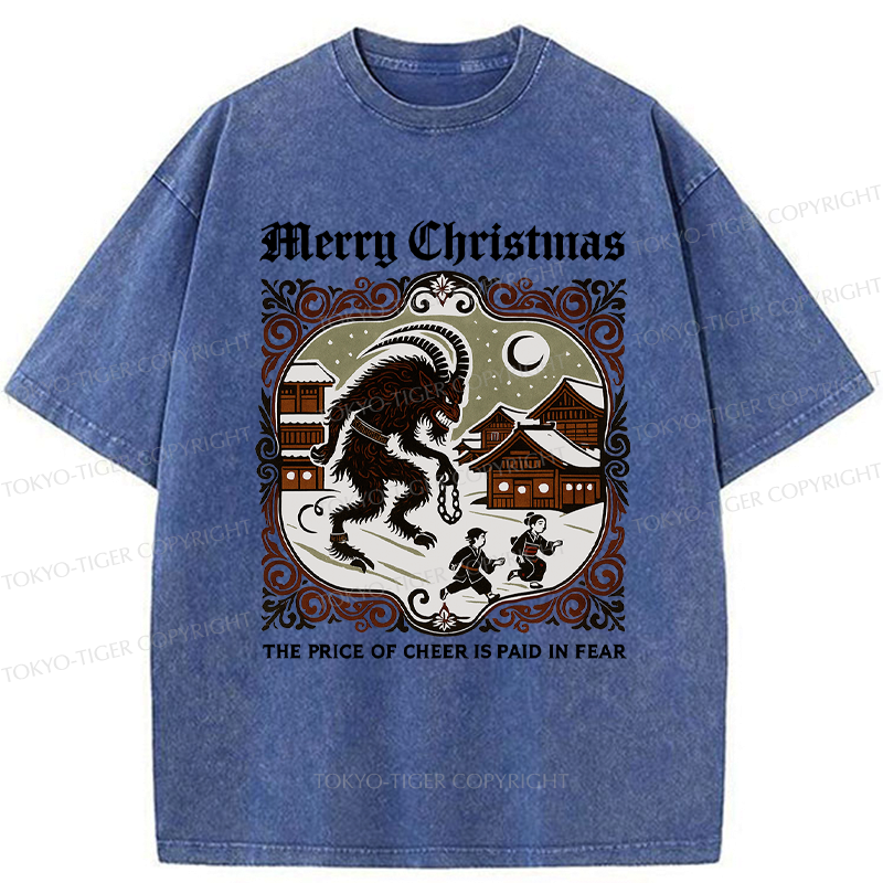 Washed Japanese T-Shirt for Daily Wear