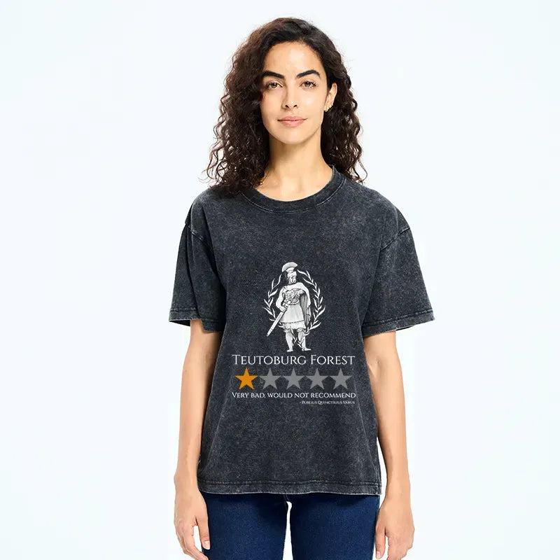 Washed t-shirt with Japanese culture