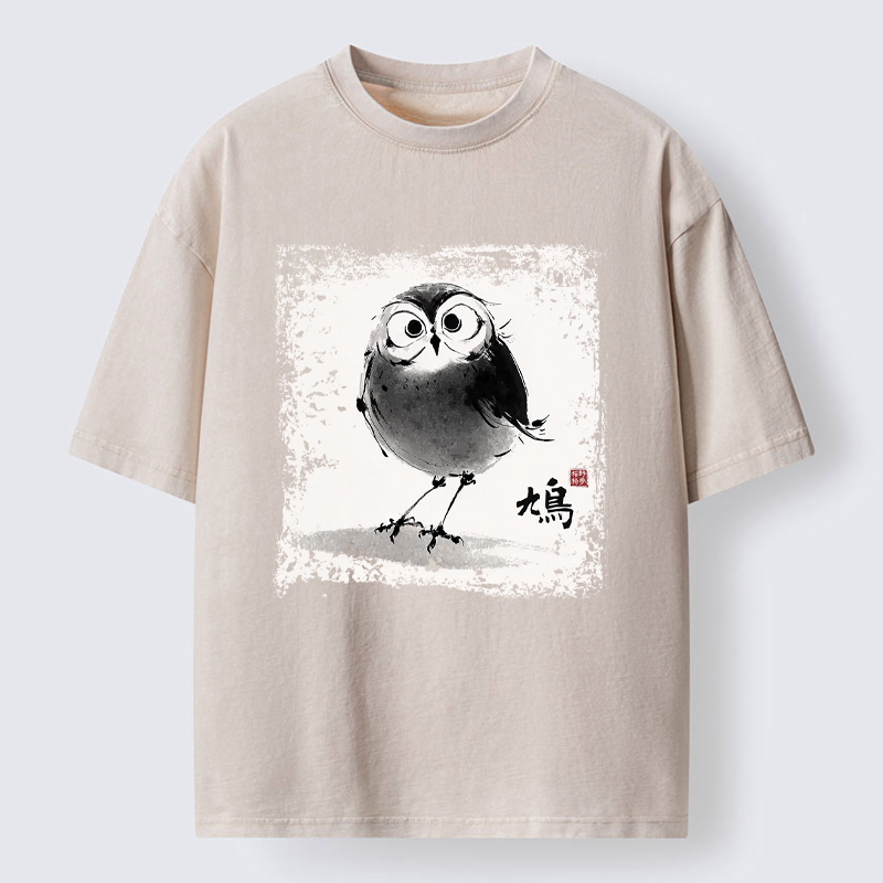 Vintage Ukiyo-e Bird T-Shirt Limited Edition