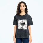 Unisex Cotton T-Shirt with Japanese Art