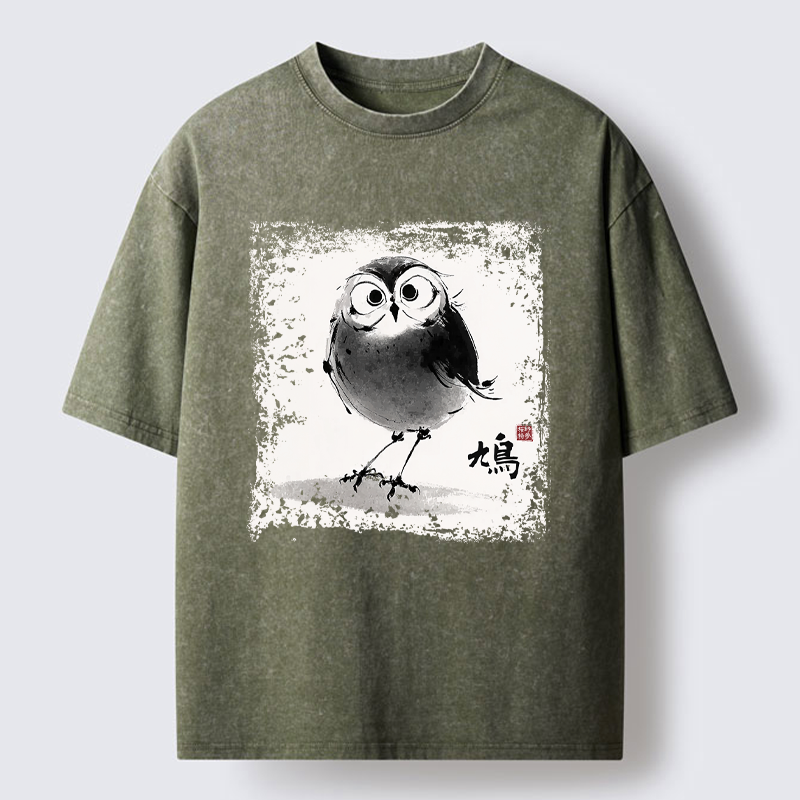 Vintage Ukiyo-e Bird T-Shirt Limited Edition