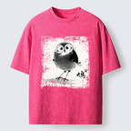 Japanese Ink Washed T-Shirt for Daily Wear