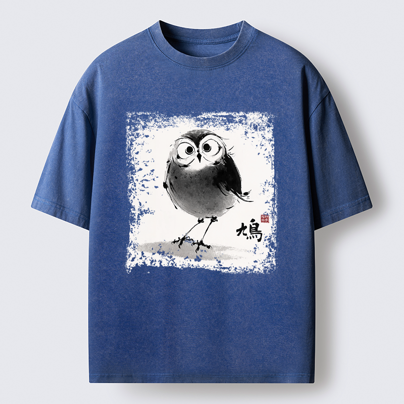 Vintage Ukiyo-e Bird T-Shirt Limited Edition