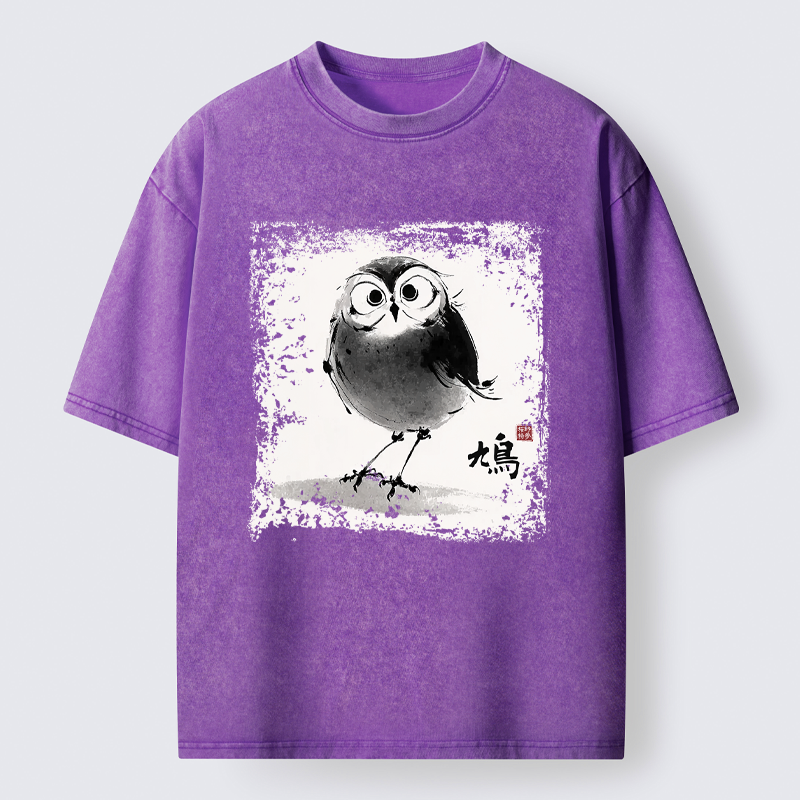 Vintage Ukiyo-e Bird T-Shirt Limited Edition