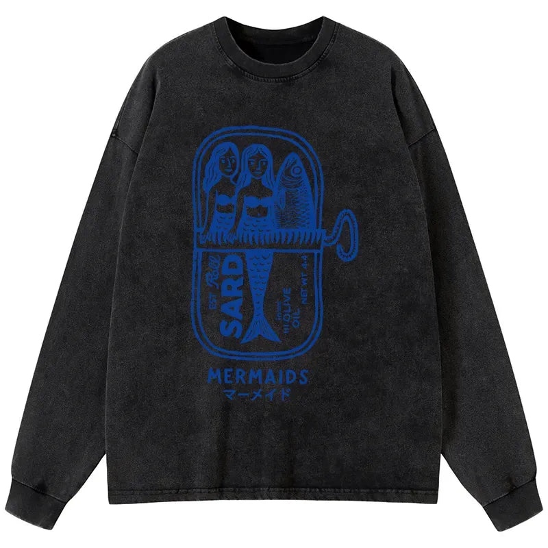 Kyoto-Lion Mermaid Can Long Sleeve T-Shirt