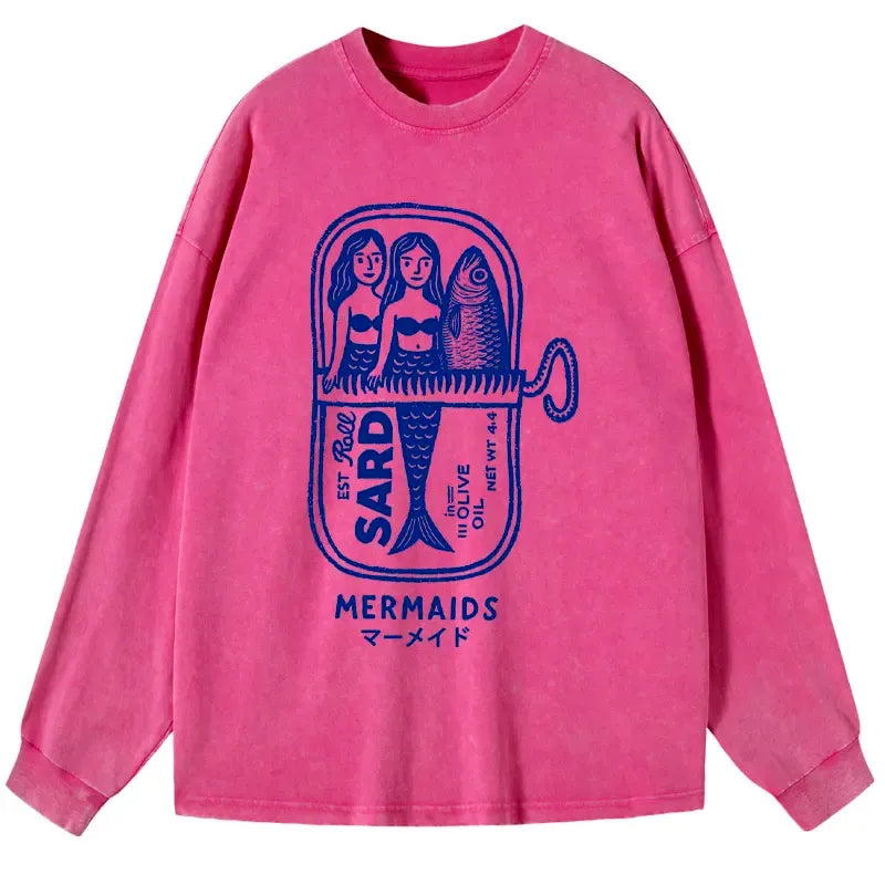 Kyoto-Lion Mermaid Can Long Sleeve T-Shirt