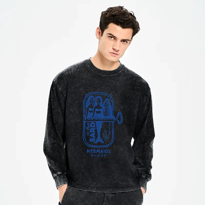 Kyoto-Lion Mermaid Can Long Sleeve T-Shirt