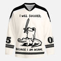 Kyoto-Lion Warrior Frog Funny Meme Long-Sleeve Hockey Jersey