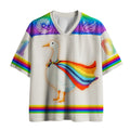Kyoto-Lion Proud Goose Mesh Jersey