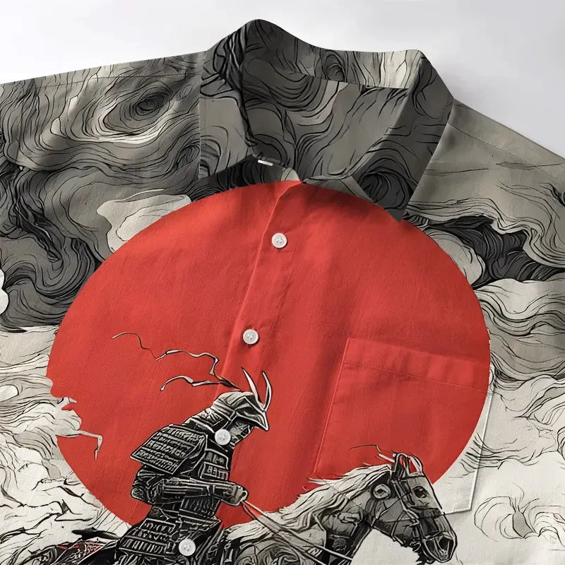 Kyoto-Lion The Last Samurai Button-up Shirt