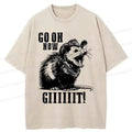 Japanese vintage possum t-shirt for streetwear