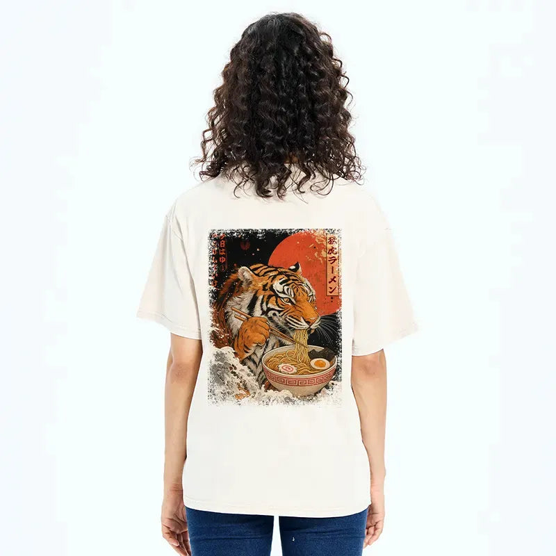 Ukiyoe Tiger T-Shirt with Free Shipping