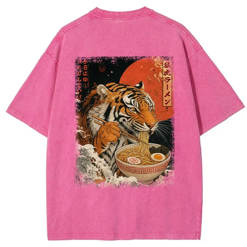 Ukiyoe Tiger T-Shirt with Free Shipping