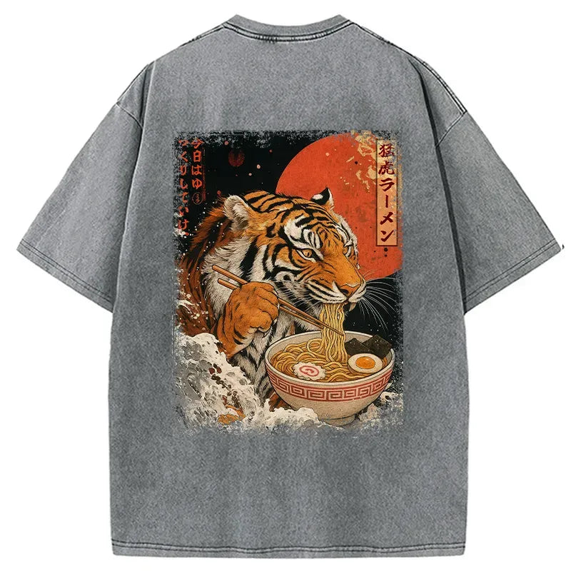 Ukiyoe Tiger T-Shirt with Free Shipping