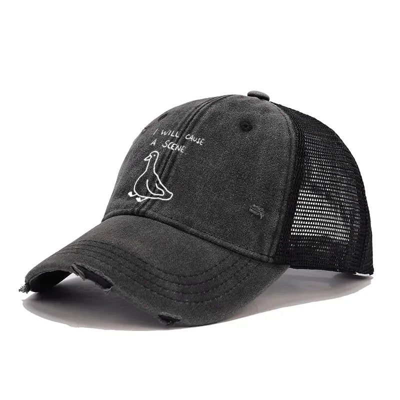 vintage Japan washed cap for streetwear