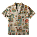 Vintage Ukiyo-e Button-up Shirt for Streetwear