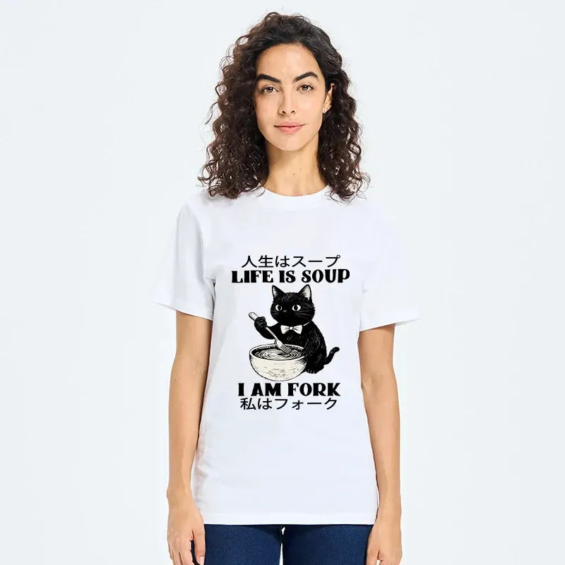 Kyoto lion cat meme tee with free shipping