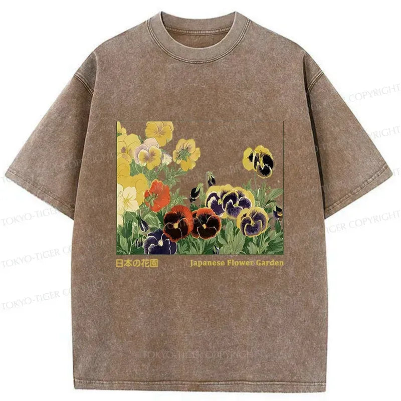 Washed Unisex T-Shirt for Summer Vacation