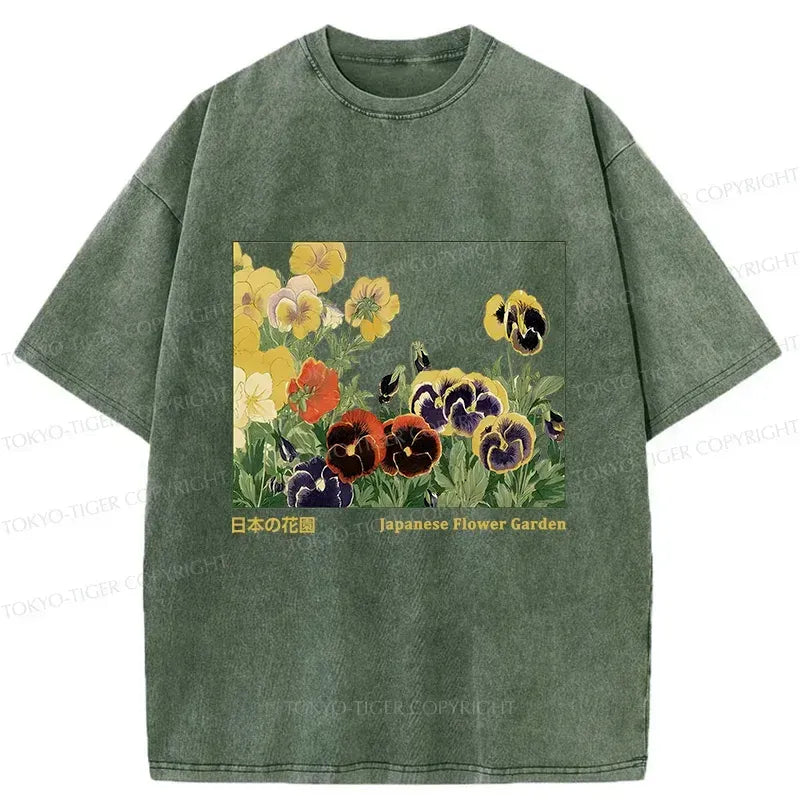 Washed Unisex T-Shirt for Summer Vacation