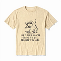 Kyoto-Lion Japanese Retro Cotton Blend Tee