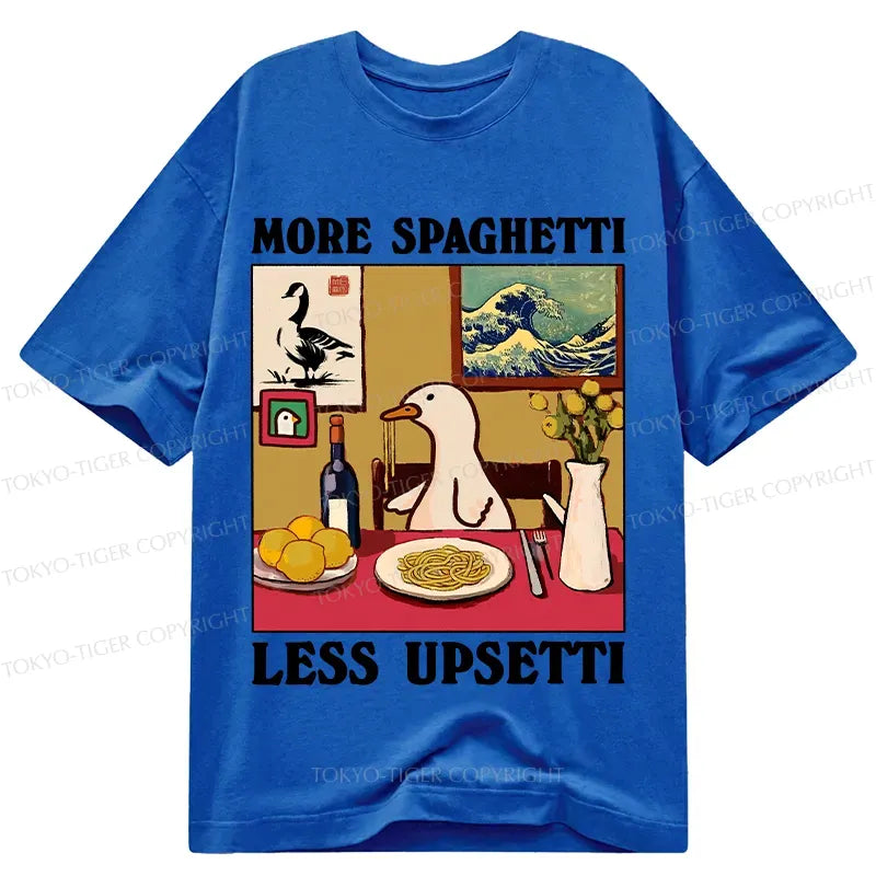 Funny Goose Spaghetti Cotton Tee for Men